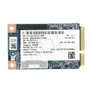 INTEL 525 SSD MLC 180GB mSATA SSDMCEAC180B301