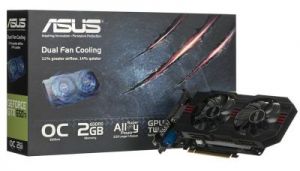 ASUS GeForce GTX 650Ti 2048MB DDR5/128bit DVI/HDMI PCI-E (980/5400) (wer. OC - OverClock)