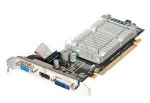 MSI ATI Radeon HD5450 1024MB DDR3/64bit DVI/HDMI PCI-E (650/1066) (Low Profile) (chłodzenie pasywne)