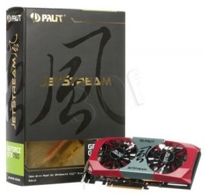 PALIT GeForce GTX760 2048MB DDR5/256bit DVI/HDMI/DP PCI-E (1137/6200) (wer. OC - JetStream)