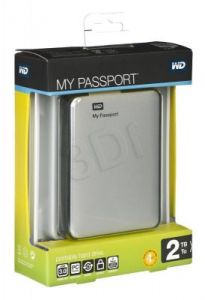 HDD WD MY PASSPORT 2TB 2.5'' WDBY8L0020BSL USB 3.0/2.0 SILVER