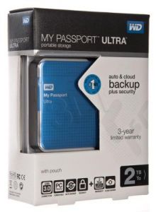 HDD WD MY PASSPORT ULTRA 2TB 2.5'' WDBMWV0020BBL USB 3.0/2.0 BLUE